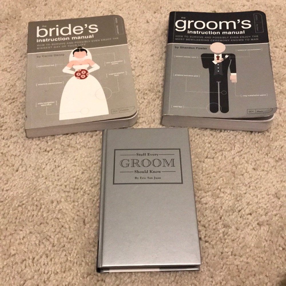 Bride and Groom Instruction Manuals